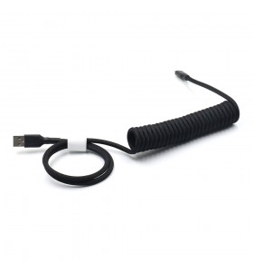 usb 2.0 to type c coiled keyboard cable 